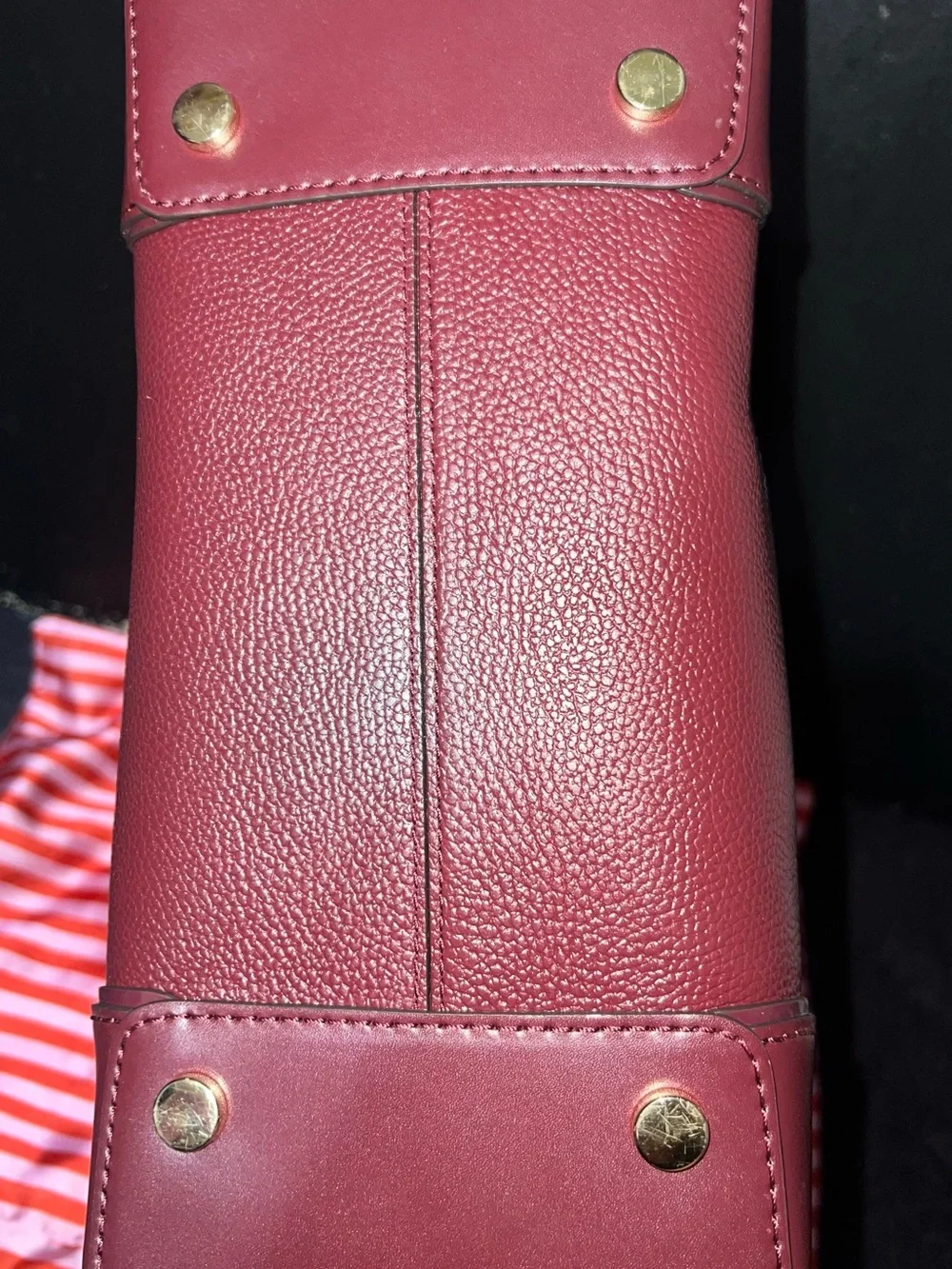 Michael Kors Mercer Gallery Medium Leather Satchel in Oxblood